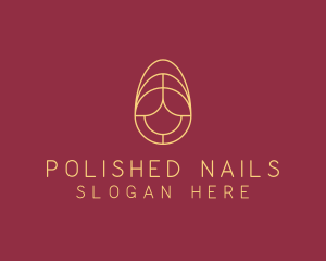 Minimalist Nail Art logo design