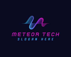 Wave Tech Digital logo design