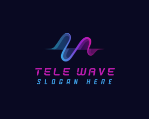 Wave Tech Digital logo design