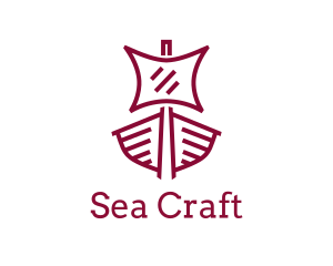 Sail Viking Ship logo