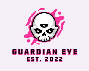 Three Eye Skull Gaming logo design