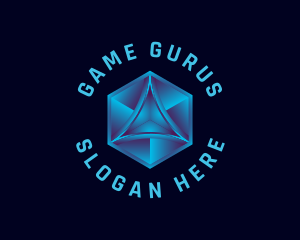 Gaming Technology Cube logo design