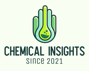 Organic Chemical Hand  logo