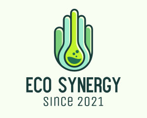 Organic Chemical Hand  logo