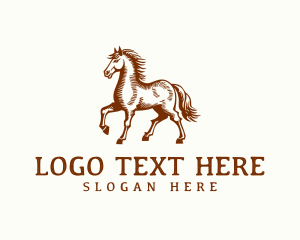 Stable Equine Horse logo