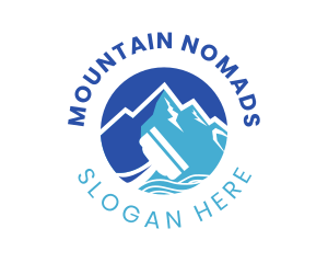 Blue Mountain Vacuum logo design