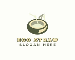 Coconut Juice Straw logo