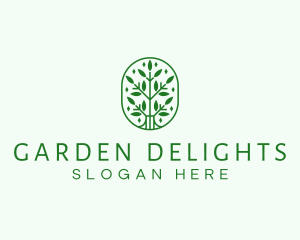 Environment Garden Plant logo design