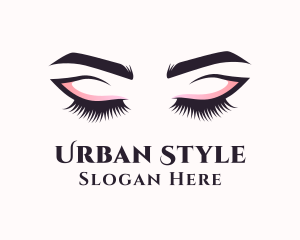 Cosmetic Eyelashes Salon Logo