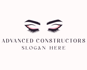 Cosmetic Eyelashes Beauty logo design