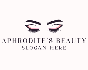 Cosmetic Eyelashes Beauty logo design