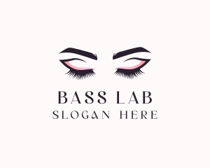 Cosmetic Eyelashes Beauty logo design