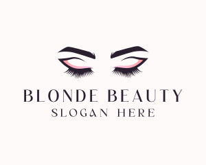 Cosmetic Eyelashes Beauty logo design