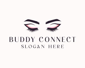 Cosmetic Eyelashes Beauty logo design