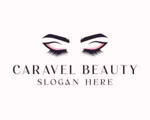 Cosmetic Eyelashes Beauty logo design