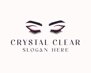 Cosmetic Eyelashes Beauty logo design