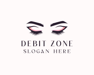 Cosmetic Eyelashes Beauty logo design