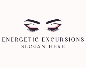 Cosmetic Eyelashes Beauty logo design