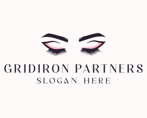 Cosmetic Eyelashes Beauty logo design