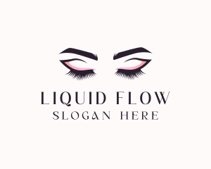 Cosmetic Eyelashes Beauty logo design