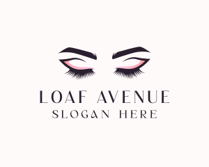 Cosmetic Eyelashes Beauty logo design