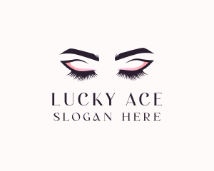 Cosmetic Eyelashes Beauty logo design