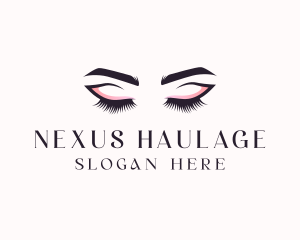 Cosmetic Eyelashes Beauty logo design