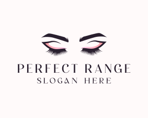 Cosmetic Eyelashes Beauty logo design