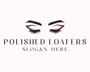 Cosmetic Eyelashes Beauty logo design