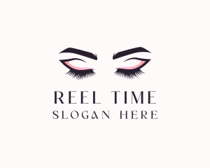 Cosmetic Eyelashes Beauty logo design