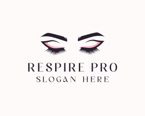 Cosmetic Eyelashes Beauty logo design