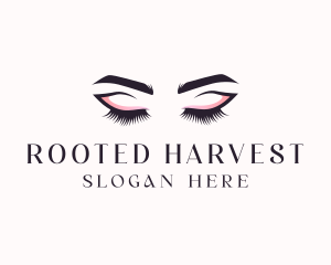 Cosmetic Eyelashes Beauty logo design