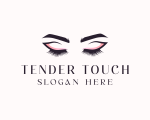 Cosmetic Eyelashes Beauty logo design