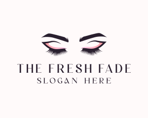 Cosmetic Eyelashes Beauty logo design