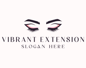 Cosmetic Eyelashes Beauty logo design