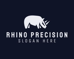 Wild Rhino Zoo logo design