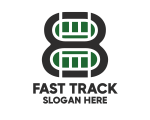 Track & Field Number 8 logo