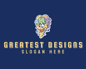 Sweet Ice Cream Logo