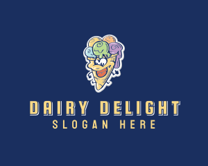 Sweet Ice Cream logo design