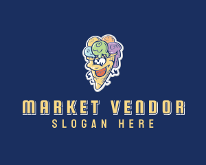 Sweet Ice Cream logo design