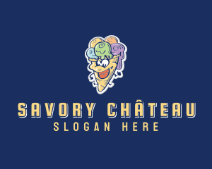 Sweet Ice Cream logo design