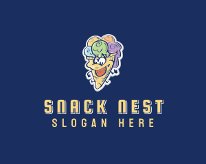 Sweet Ice Cream logo design