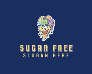 Sweet Ice Cream logo design