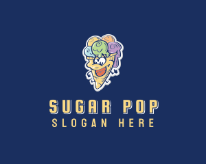 Sweet Ice Cream logo design