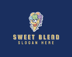 Sweet Ice Cream logo design