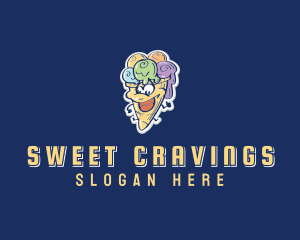 Sweet Ice Cream logo design