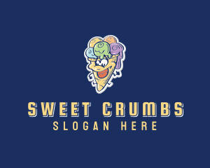 Sweet Ice Cream logo design