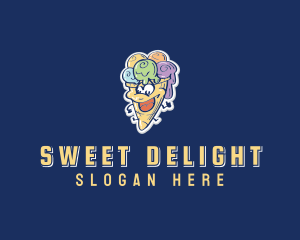 Sweet Ice Cream logo design