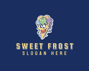 Sweet Ice Cream logo design