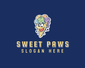 Sweet Ice Cream logo design